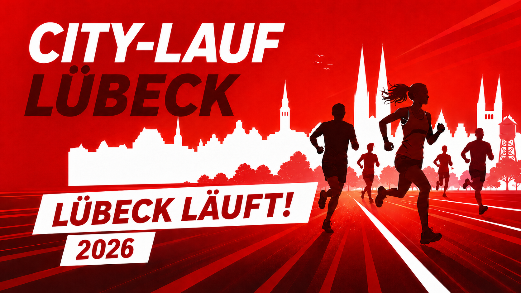 Banner image - self-created - for the city Lauf Lübeck